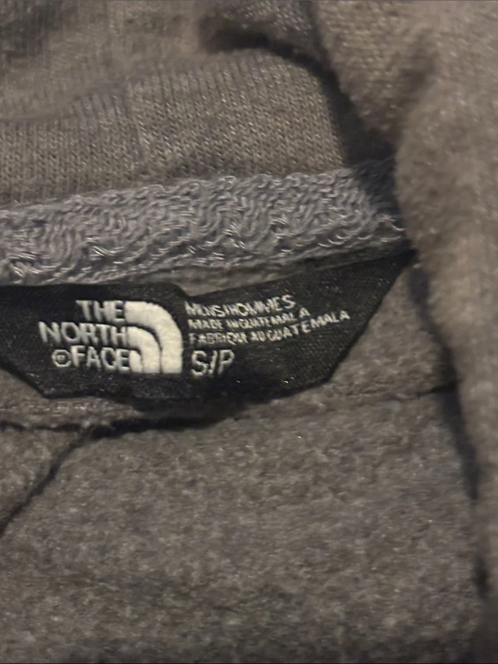 The North Face Men's Zip-Up Hoodie - Charcoal Gray